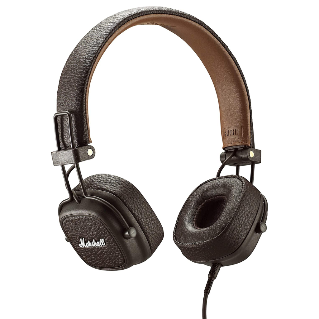 fone-de-ouvido-bluetooth-over-ear-marshall-major-III-brown-wired-mode