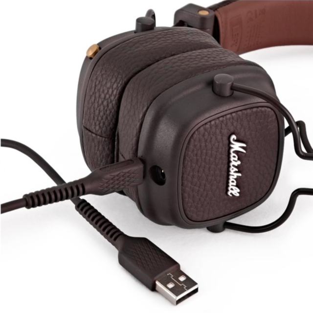 fone-de-ouvido-bluetooth-over-ear-marshall-major-III-brown-wired