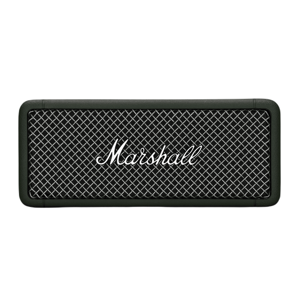 Bluetooth Speaker Emberton I Green. Battery with 20h playback, 360º Sound and waterproof material.