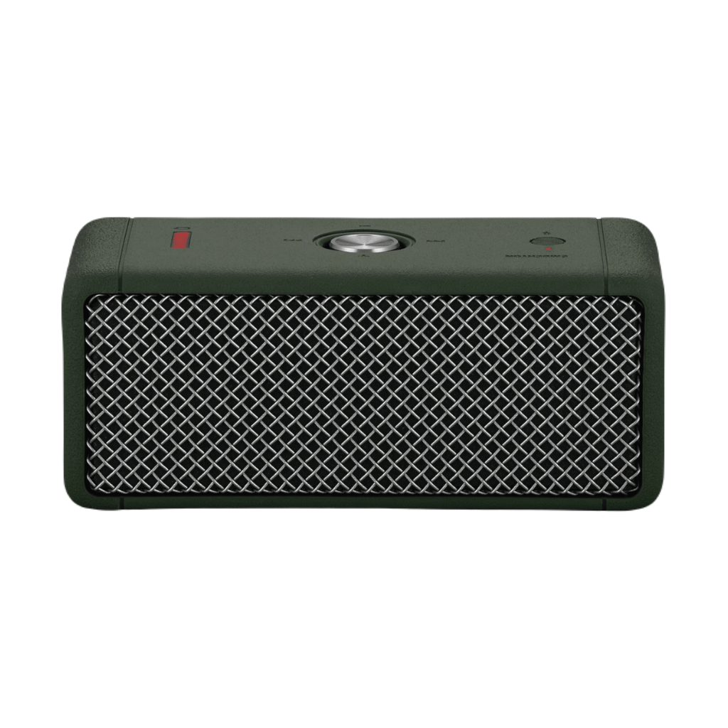 Bluetooth Speaker Emberton I Green. Battery with 20h playback, 360º Sound and waterproof material.