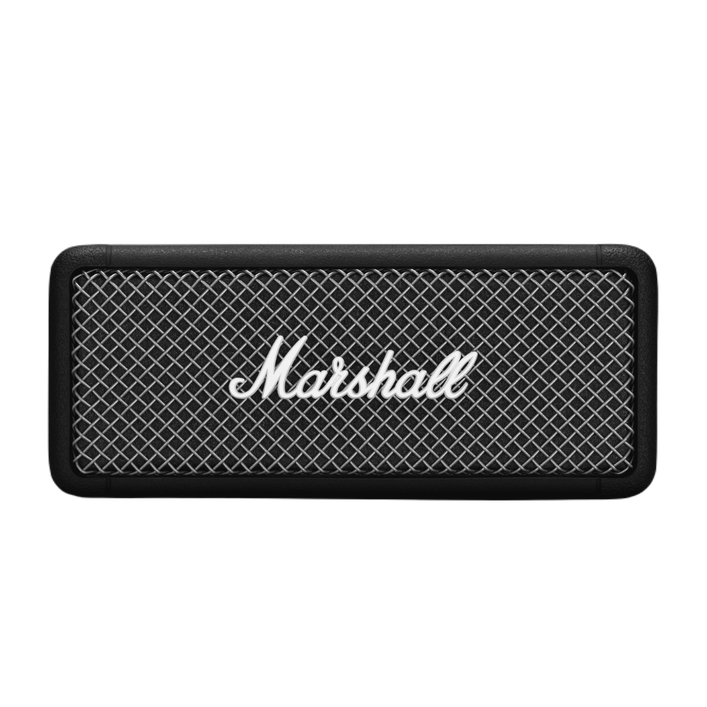 Bluetooth Speaker Emberton I Blacl with Grey Scale. Battery with 20h playback, 360º Sound and waterproof material.