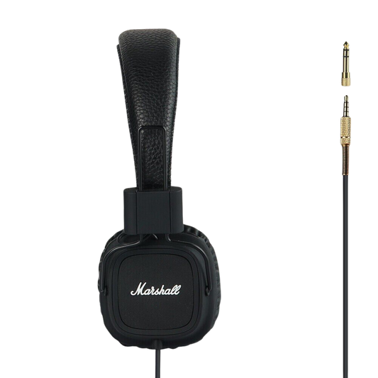 Wired Headset Major I black with cable and microphone