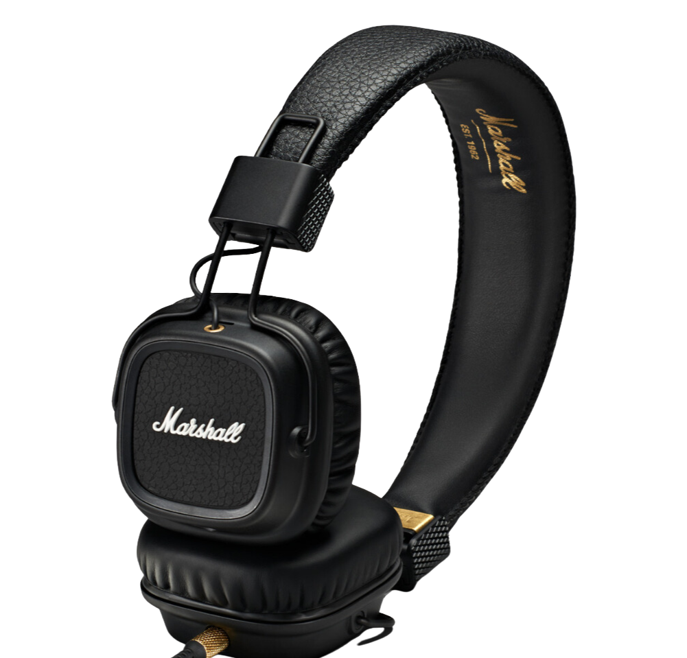 Wireless Headphone Major II black. Bluetooth Headset with 30h of play time.
