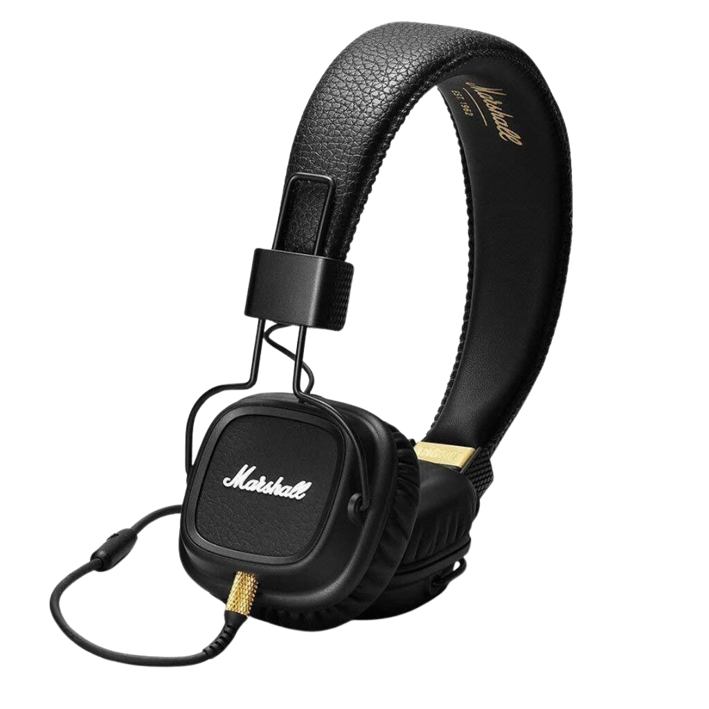 Wireless Headphone Major II black. Bluetooth Headset with 30h of play time.