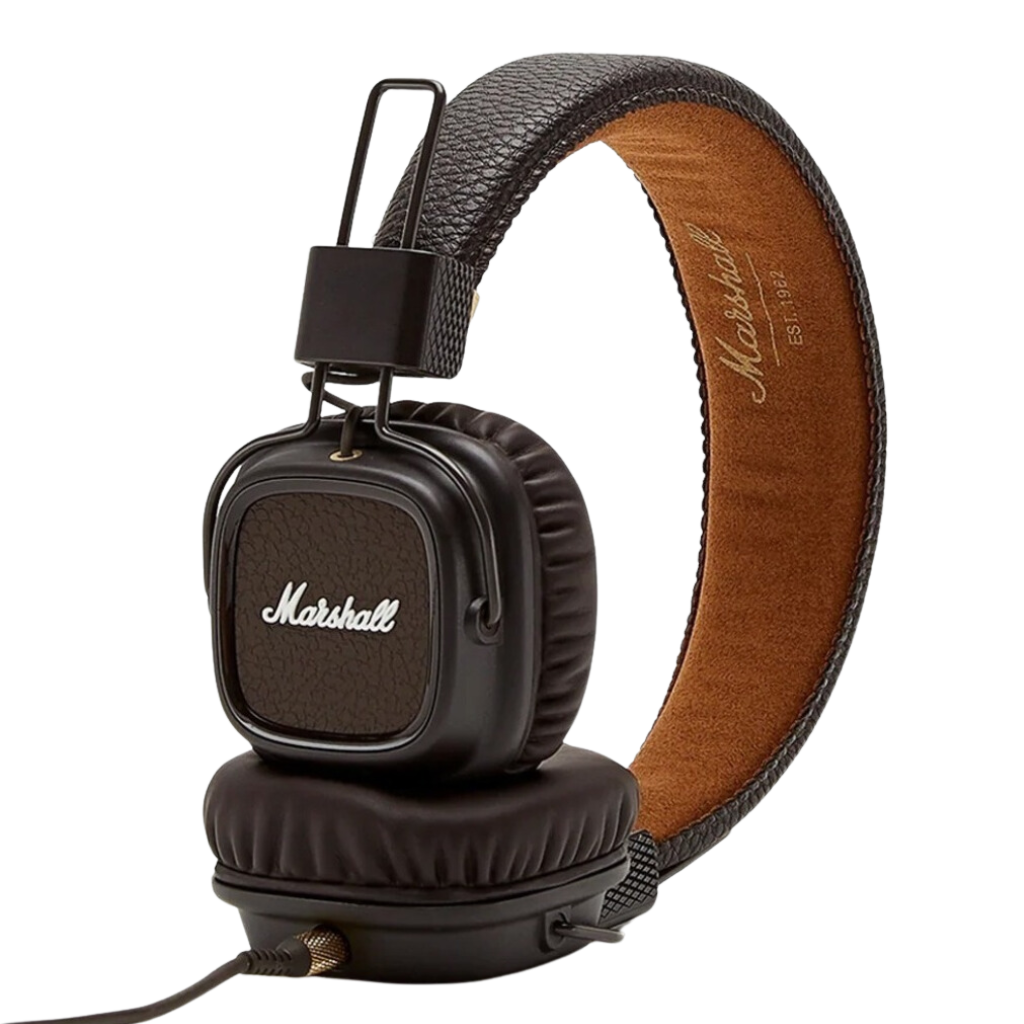 Wireless Headphone Major II brown. Bluetooth Headset with 30h of play time.