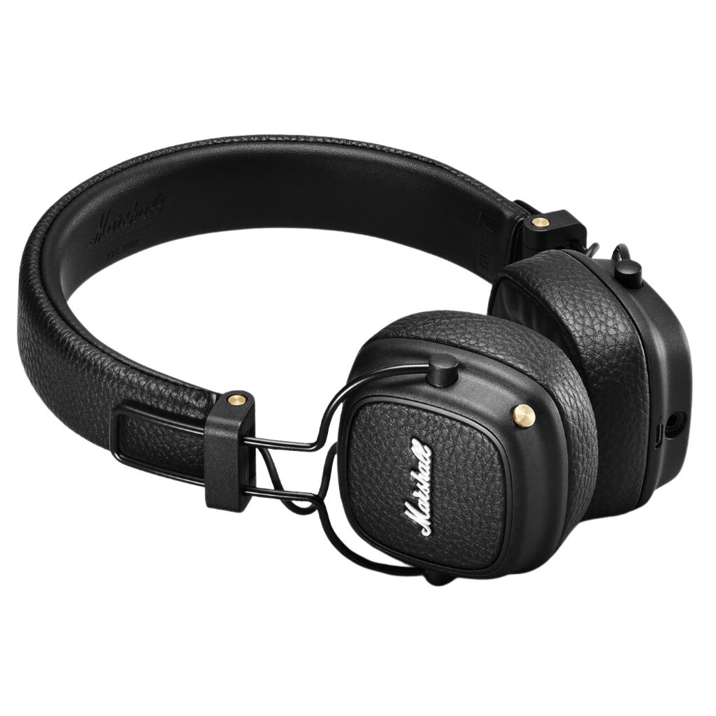 Wireless Headphone Major III black. Bluetooth Headset with 30h of play time.