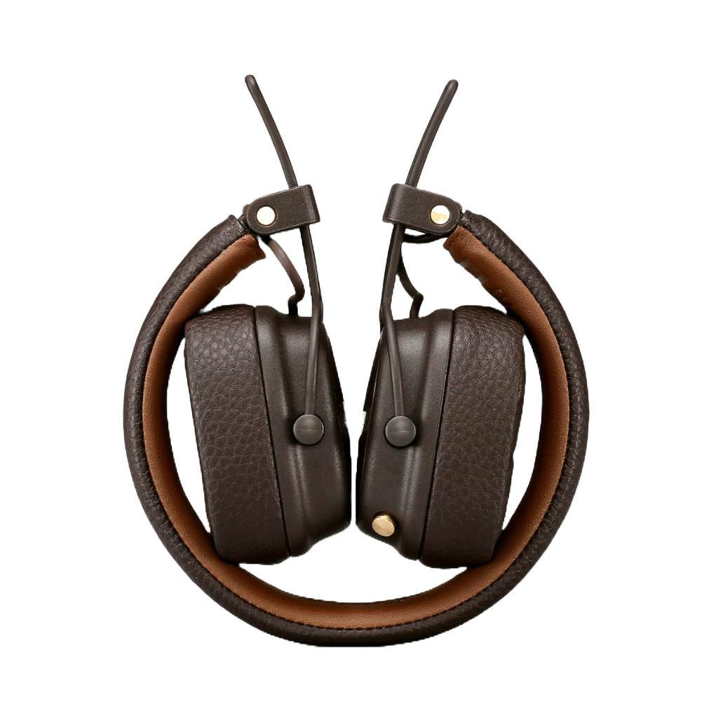 Wireless Headphone Major III brown. Bluetooth Headset with 30h of play time.