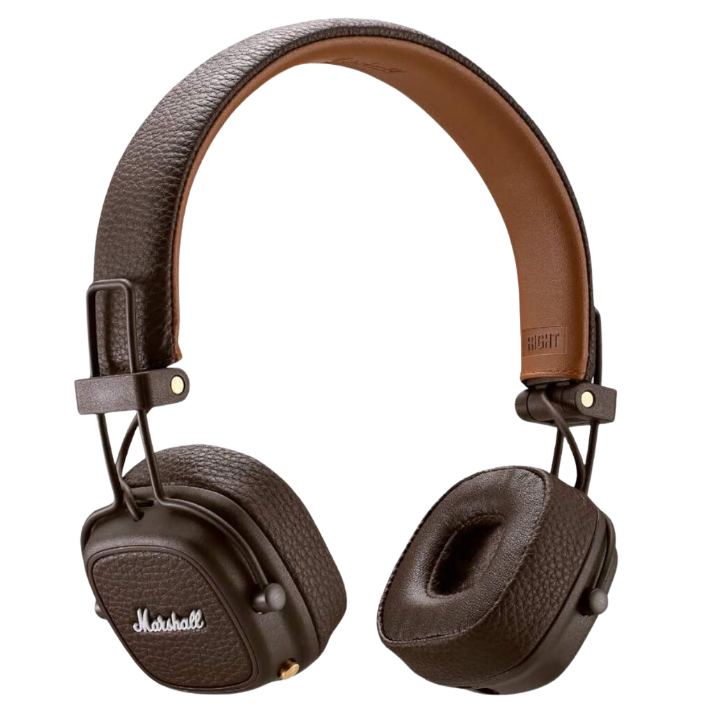 Wireless Headphone Major III brown. Bluetooth Headset with 30h of play time.