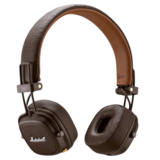 Wireless Headphone Major III brown. Bluetooth Headset with 30h of play time.