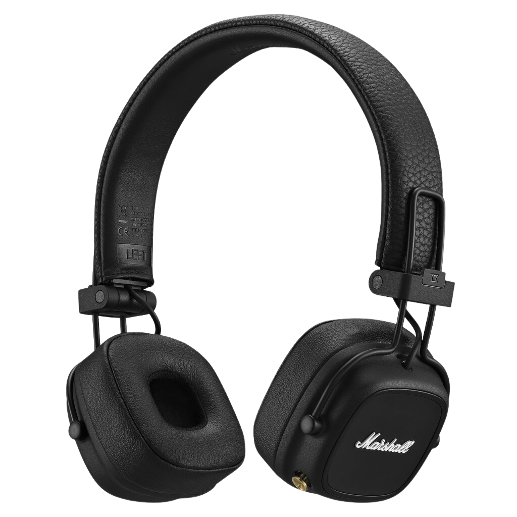 Wireless Headphone Major IV black. This Bluetooth Headset have 80h of play time.