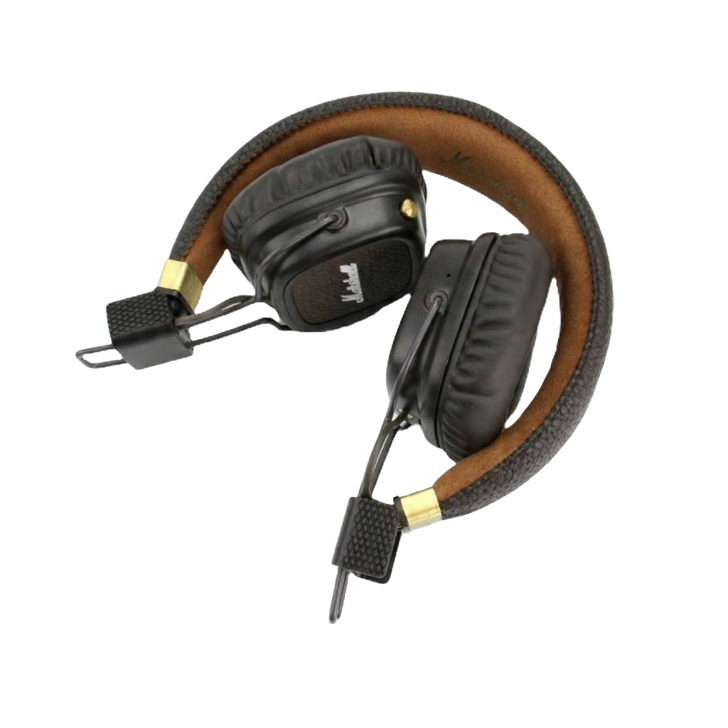 Wireless Headphone Major II brown. Bluetooth Headset with 30h of play time.