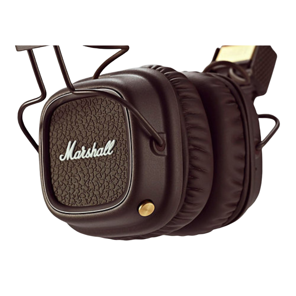 Wireless Headphone Major II brown. Bluetooth Headset with 30h of play time.