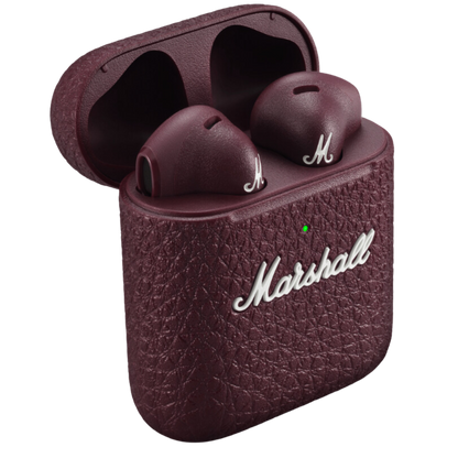 Wireless Earbuds Minor III In-Ear with Magnetic Pairs and Charging Case in purple color.