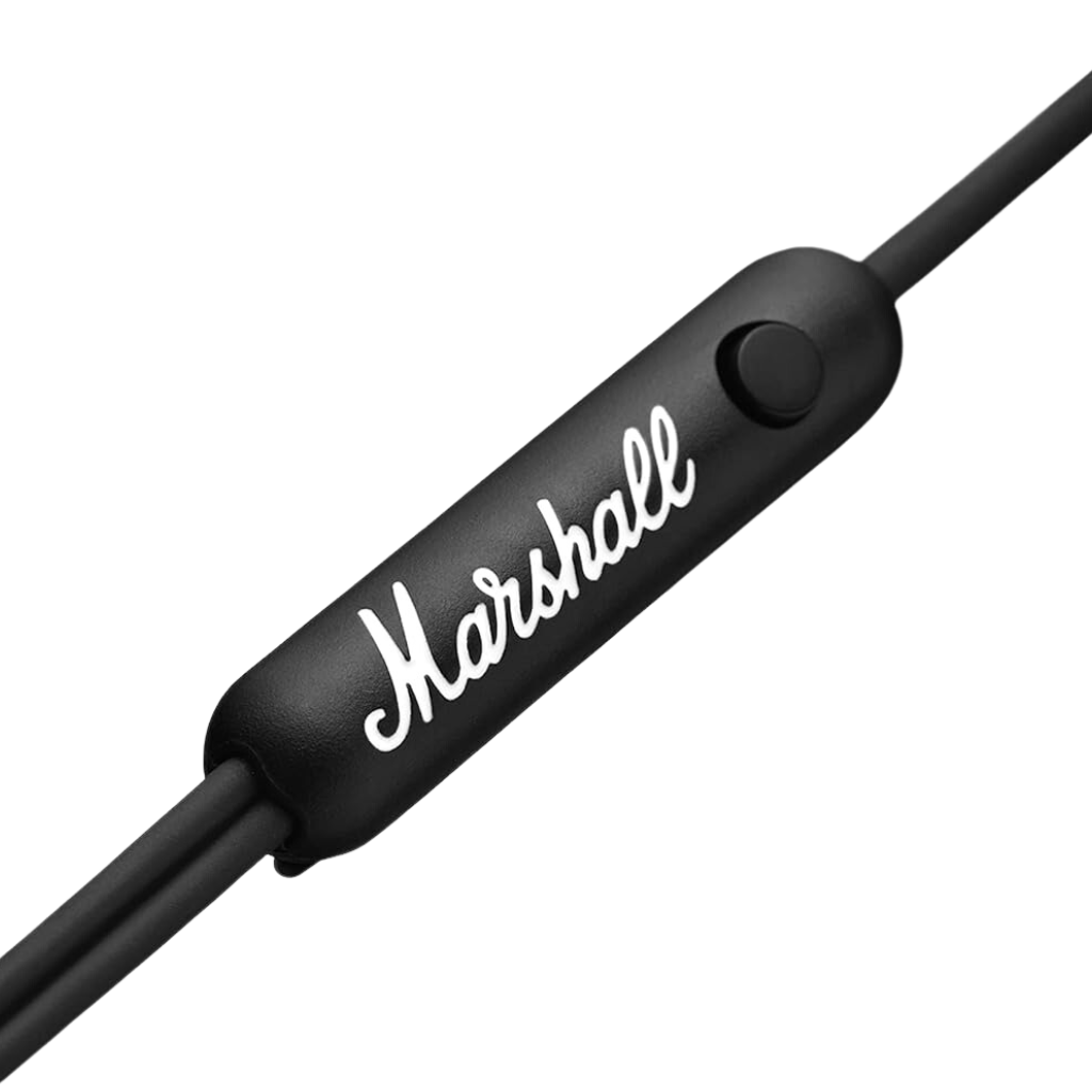 Mode Wired In-Ear Earbuds in Black and White color. This headset also have micropohone for calls.