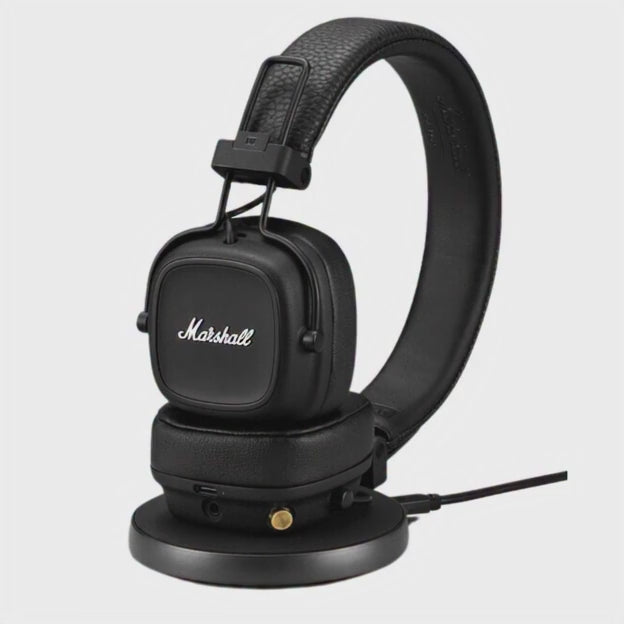 Video for Wireless Headphone Major IV black. This Bluetooth Headset have 80h of play time.
