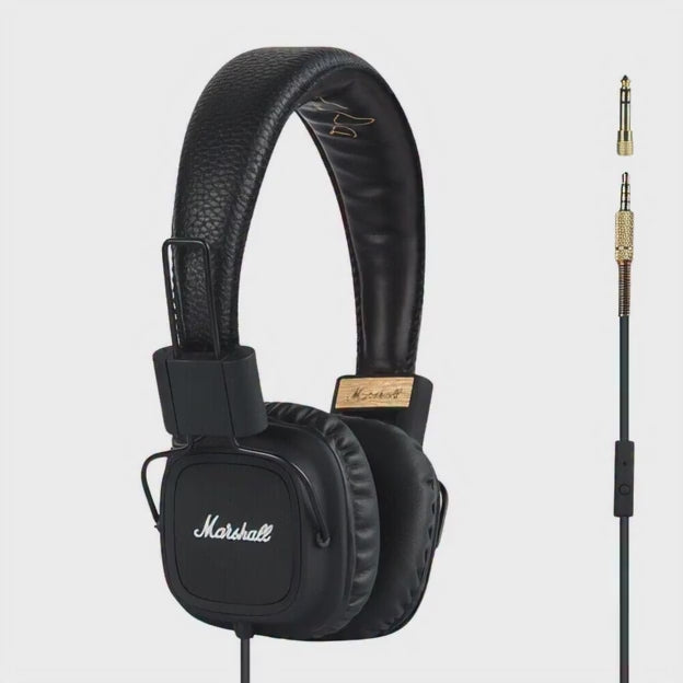 Video for Wired Headset Major I black with cable and microphone