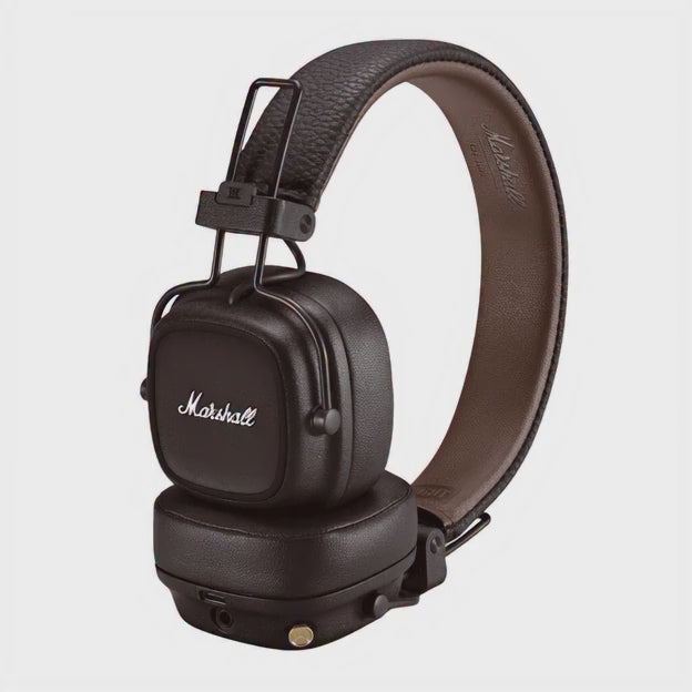 Video for Wireless Headphone Major IV brown. This Bluetooth Headset have 80h of play time.