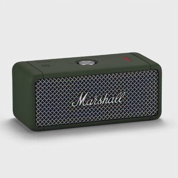 Video for Bluetooth Speaker Emberton I Green. Battery with 20h playback, 360º Sound and waterproof material.