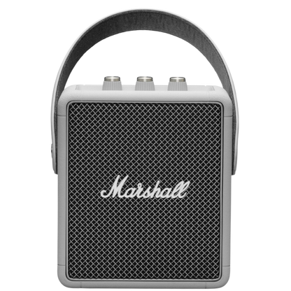 Portable Bluetooth Speaker Stockwell II in White Grey Scale Color.