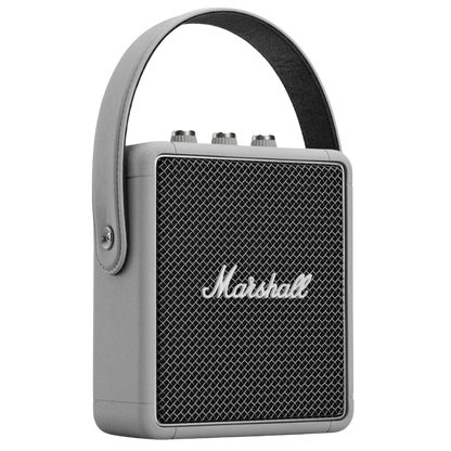 Portable Bluetooth Speaker Stockwell II in White Grey Scale Color.