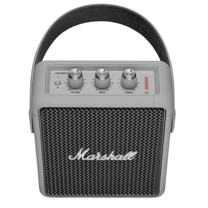 Portable Bluetooth Speaker Stockwell II in White Grey Scale Color.