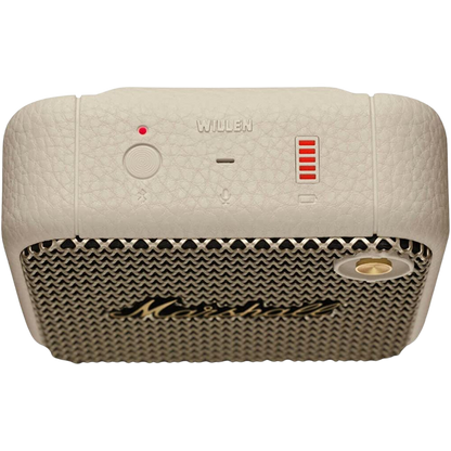 Portable Bluetooth Speaker Willen in White Color with IP67 Water Proof Material.